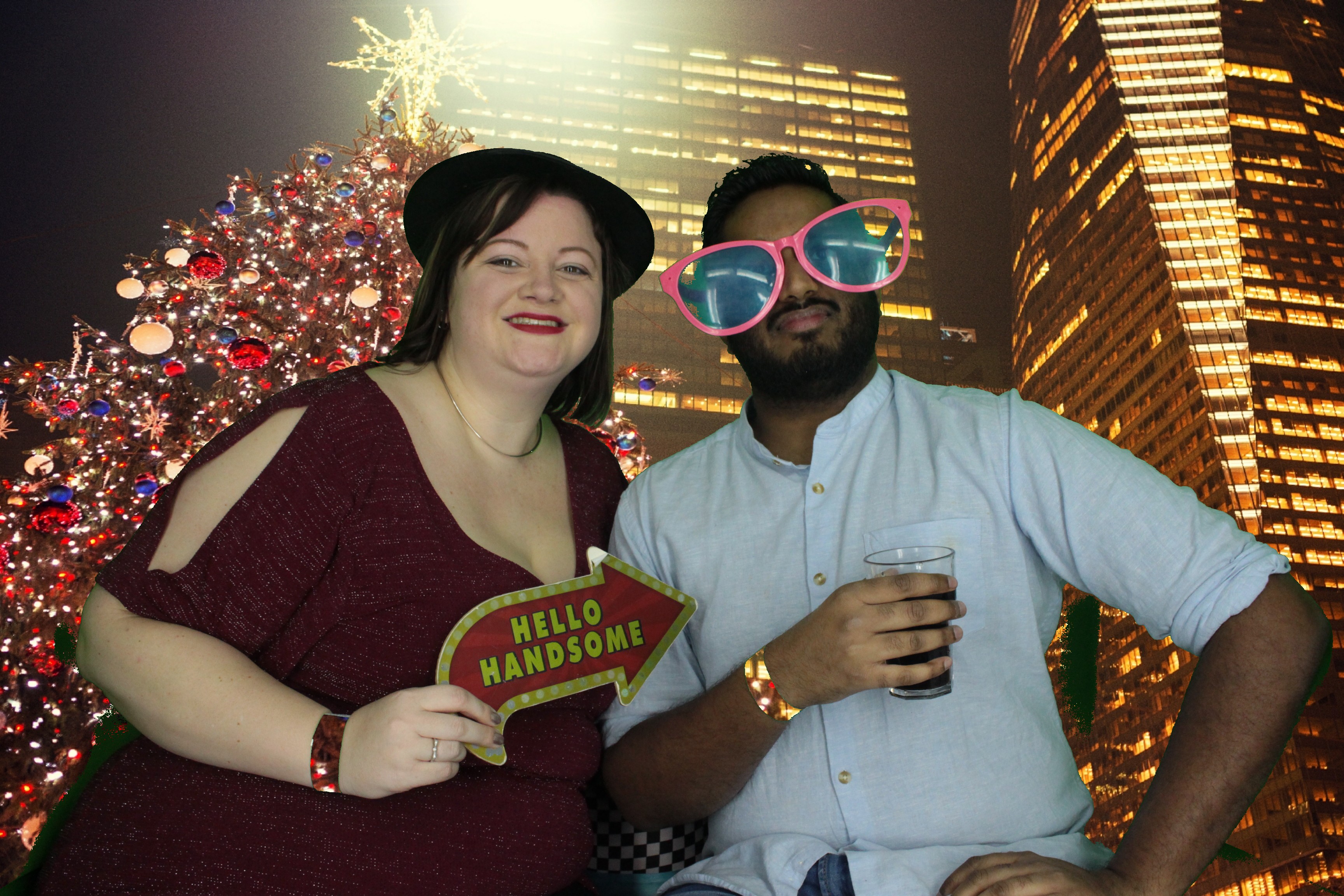 One Line Christmas Party | View more photos from the event at gallery.myphotoboothexperience.co.uk/u/MyPhotoBoothExperienceLtd/One-Line-Christmas-Party